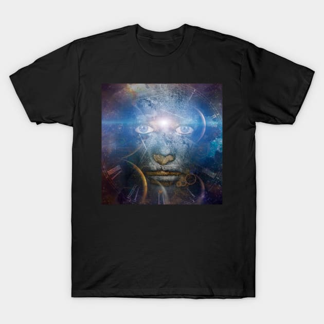 Scary human face T-Shirt by rolffimages